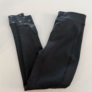 Aubrion Black Leggings with Logo